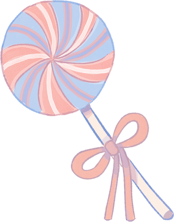 Stylized Watercolor Sea Birthday Lollipop