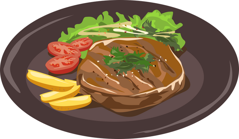 Steak on a Plate
