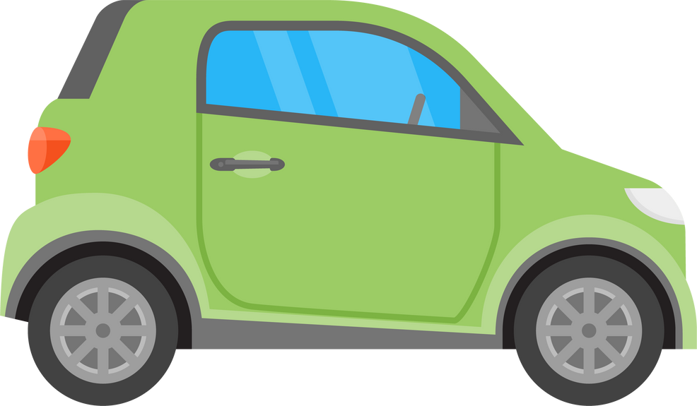 Green Car Illustration